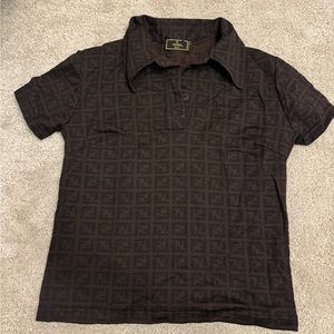 Vintage Fendi Polo Shirt